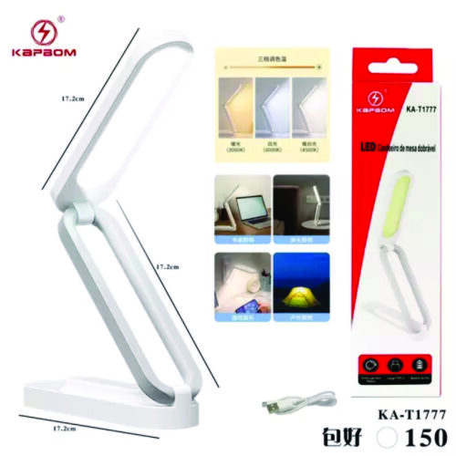 Luminária de Mesa Dobrável KA-T1777 - Kapbom